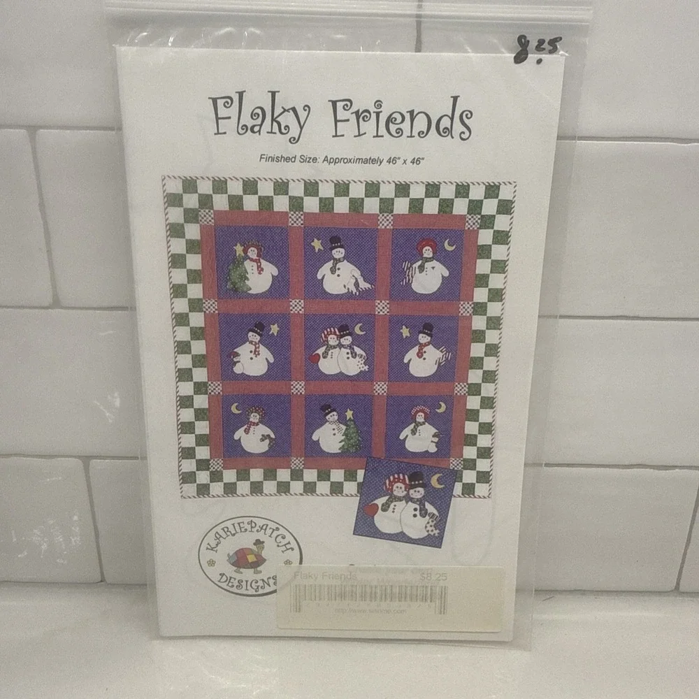 NEW! Lot Of 7 Winter/Christmas Quilting/ Sewing Project Patterns - Fast Shipping